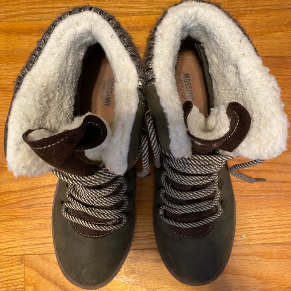 Women’s Mossimo Supply Co. Olive Green Suede Boots - Picture 3 of 7